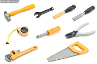 五金工具矢量素材 现代设计的实用宝藏